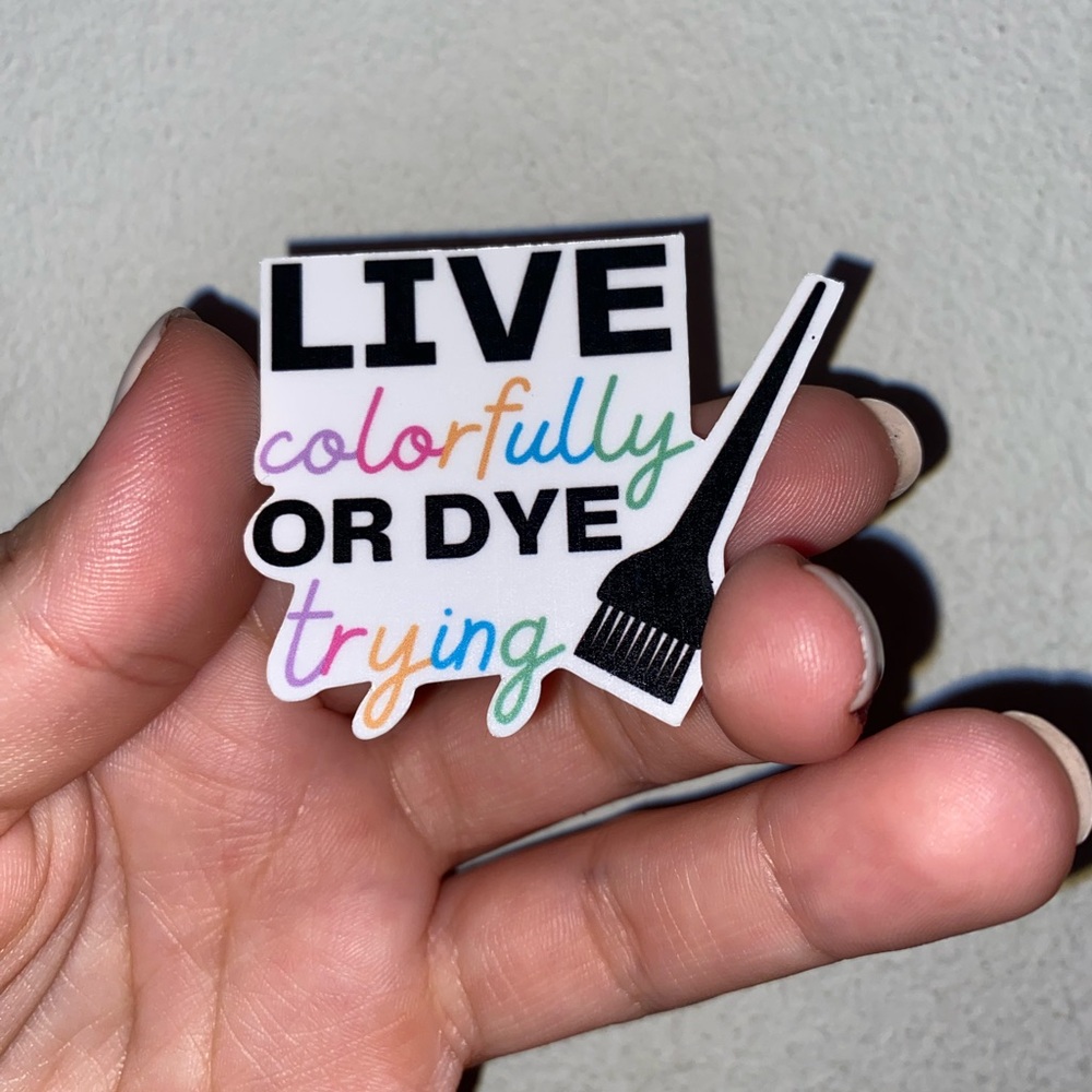 Hairstylist sticker